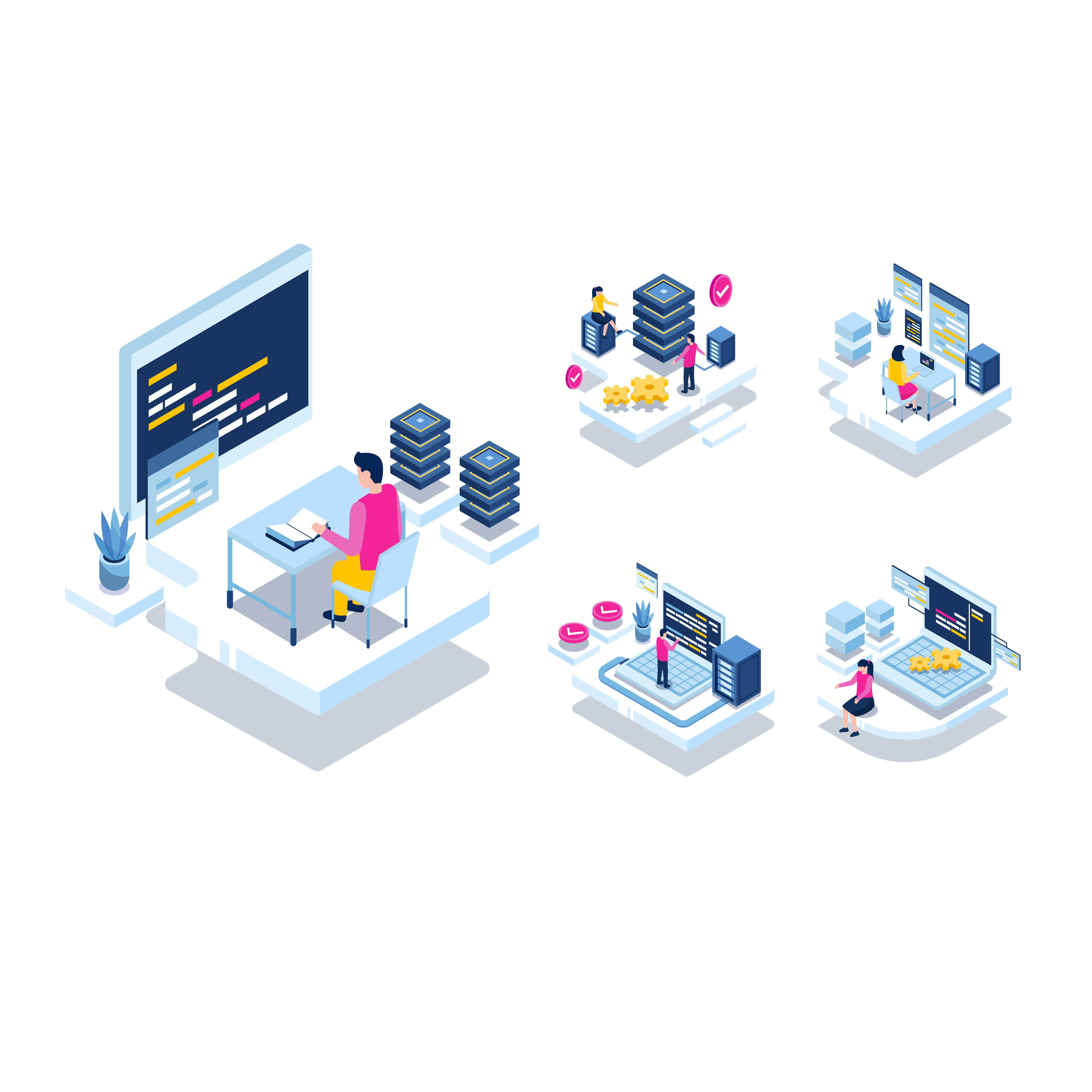 Technology Team Illustration